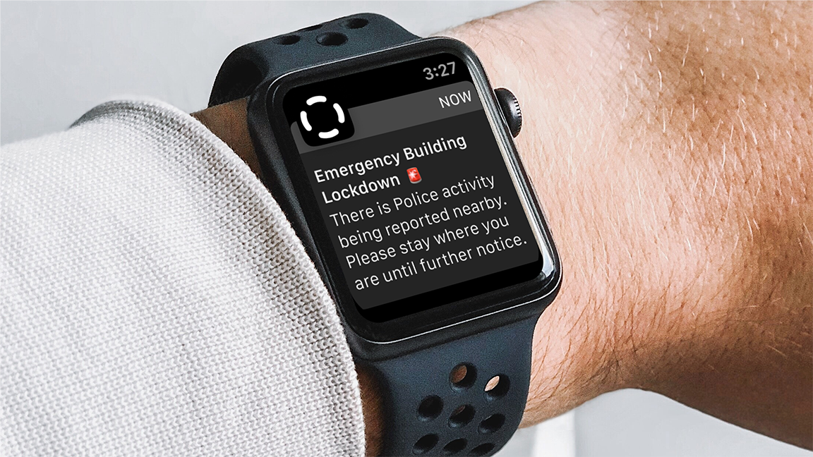 3:00 PM Be notified of an emergency building lockdown 🚨